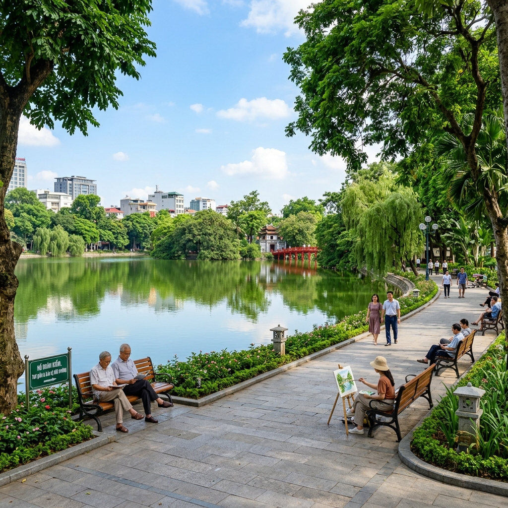 Lakeside Lifestyle in Hanoi